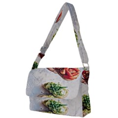 A Beautiful Bruschetta Full Print Messenger Bag (l) by ConteMonfrey