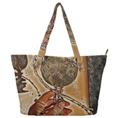 A Little Glass Of White Wine - Italian Drinks Full Print Shoulder Bag by ConteMonfrey