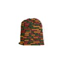 African Wall of bricks Drawstring Pouch (XS) View1