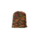 African Wall of bricks Drawstring Pouch (XS) View2