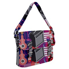 Music Abstract Background Energy Buckle Messenger Bag by danenraven