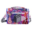 Music Abstract Background Energy Satchel Shoulder Bag View3