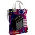 Music Abstract Background Energy Canvas Messenger Bag View2