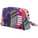 Music Abstract Background Energy Wristlet Pouch Bag (Large) View2