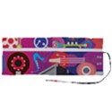 Music Abstract Background Energy Roll Up Canvas Pencil Holder (M) View2