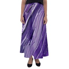 Paint Ornament Vivid Vibrant Flared Maxi Skirt by danenraven