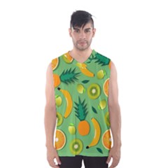 Fruit Tropical Pattern Design Art Men s Basketball Tank Top by danenraven