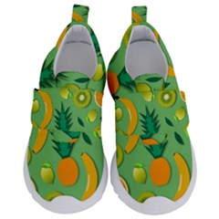 Fruit Tropical Pattern Design Art Kids  Velcro No Lace Shoes by danenraven