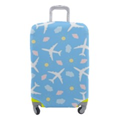 Plane Sky Background Pattern Luggage Cover (small) by danenraven