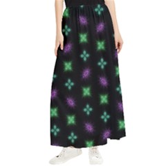 Pattern Background Bright Pattern Maxi Chiffon Skirt