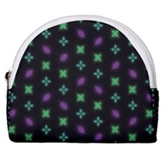 Pattern Background Bright Pattern Horseshoe Style Canvas Pouch by danenraven