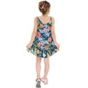 Flower Floral Background Painting Kids  Sleeveless Dress View2