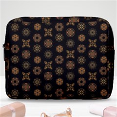 Pattern Mandala Ornate Ornamental Make Up Pouch (large) by danenraven