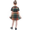 Plaid Tartan Checkered Tablecloth Kids  Sailor Dress View2