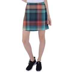 Plaid Tartan Checkered Tablecloth Tennis Skirt by danenraven