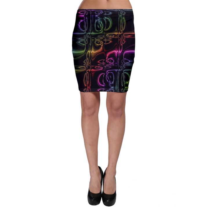 Patina Swirl Bodycon Skirt