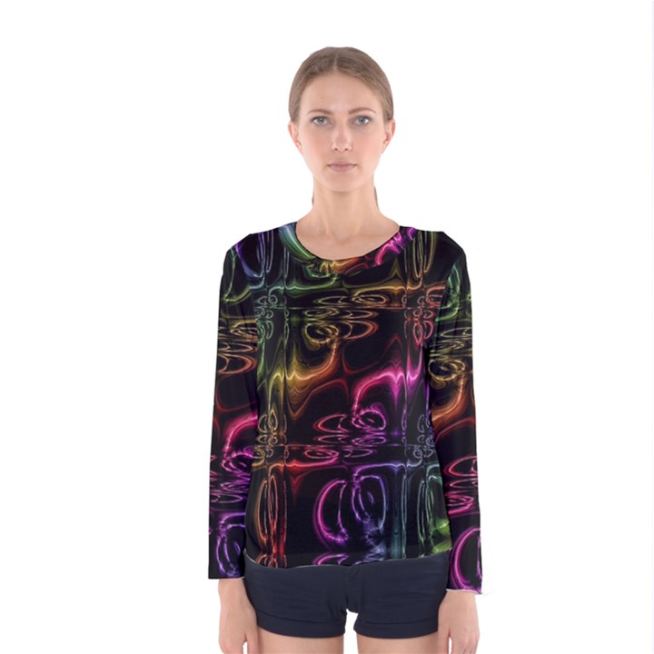 Patina Swirl Women s Long Sleeve Tee