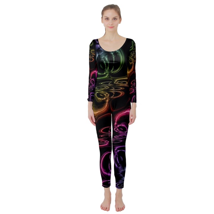 Patina Swirl Long Sleeve Catsuit