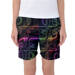 Patina Swirl Women s Basketball Shorts by MRNStudios