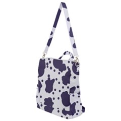 Illustration Cow Pattern Texture Cloth Dot Animal Crossbody Backpack by danenraven