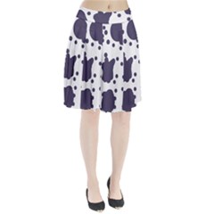 Illustration Cow Pattern Texture Cloth Dot Animal Pleated Skirt by danenraven