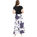 Illustration Cow Pattern Texture Cloth Dot Animal Maxi Chiffon Skirt View2