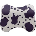 Illustration Cow Pattern Texture Cloth Dot Animal Head Support Cushion View1