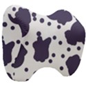 Illustration Cow Pattern Texture Cloth Dot Animal Head Support Cushion View3