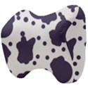 Illustration Cow Pattern Texture Cloth Dot Animal Head Support Cushion View4