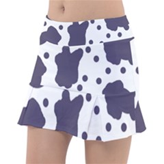 Illustration Cow Pattern Texture Cloth Dot Animal Classic Tennis Skirt by danenraven