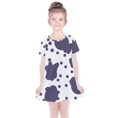 Illustration Cow Pattern Texture Cloth Dot Animal Kids  Simple Cotton Dress by danenraven