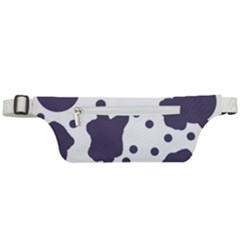 Illustration Cow Pattern Texture Cloth Dot Animal Active Waist Bag by danenraven