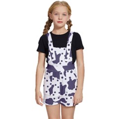 Illustration Cow Pattern Texture Cloth Dot Animal Kids  Short Overalls