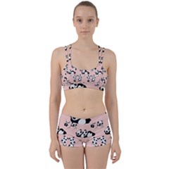 Pattern Panda Bear Perfect Fit Gym Set