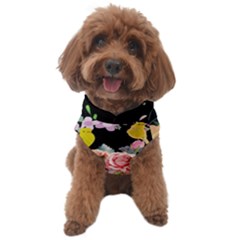 Illustration Bird Flower Floral Background Dog Sweater by danenraven