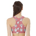 Stickers Hobbies Hearts Reading Sports Bra with Border View2