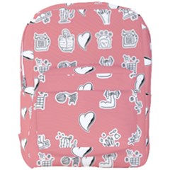 Stickers Hobbies Hearts Reading Full Print Backpack by danenraven