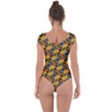 Illustration Geometric Pattern Colorful Pattern Short Sleeve Leotard  View2