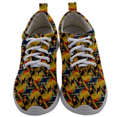 Illustration Geometric Pattern Colorful Pattern Mens Athletic Shoes by danenraven