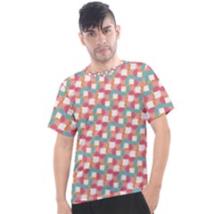 Patchwork Pastel Pattern Art Men s Sport Top by danenraven