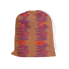 Pattern Watercolor Texture Drawstring Pouch (xl)