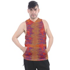 Pattern Watercolor Texture Men s Sleeveless Hoodie by danenraven