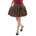 African Abstract  A-Line Pocket Skirt View1