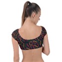 African Abstract  Cap Sleeve Ring Bikini Top View2