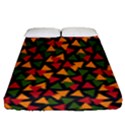 African Triangles  Fitted Sheet (Queen Size) View1