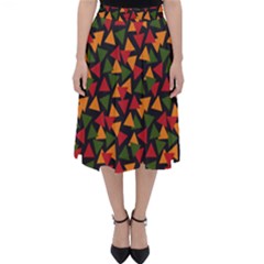 African Triangles  Classic Midi Skirt by ConteMonfrey