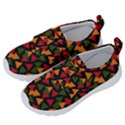 African Triangles  Kids  Velcro No Lace Shoes View2