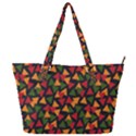 African Triangles  Full Print Shoulder Bag View1