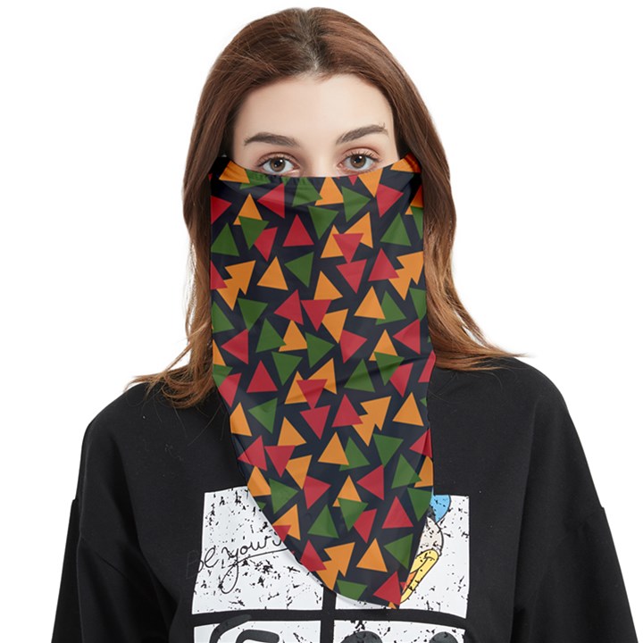 African Triangles  Face Covering Bandana (Triangle)