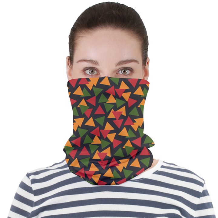 African Triangles  Face Seamless Bandana (Adult)